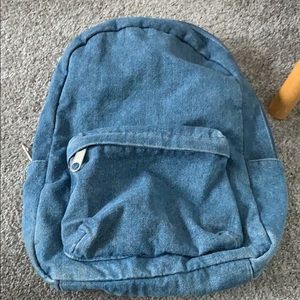 Denim backpack